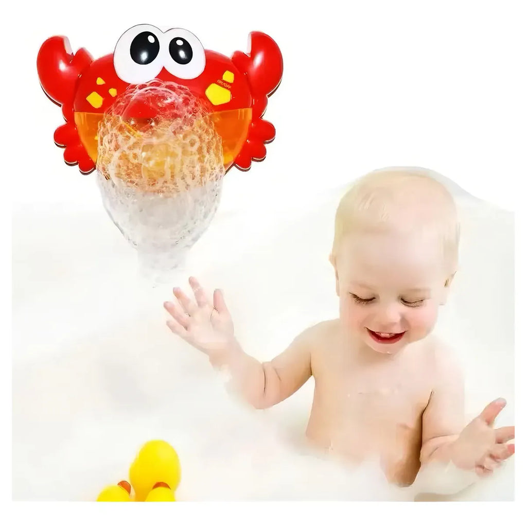 Cangrejo de burbujas para el baño | Juguete interactivo para bebés