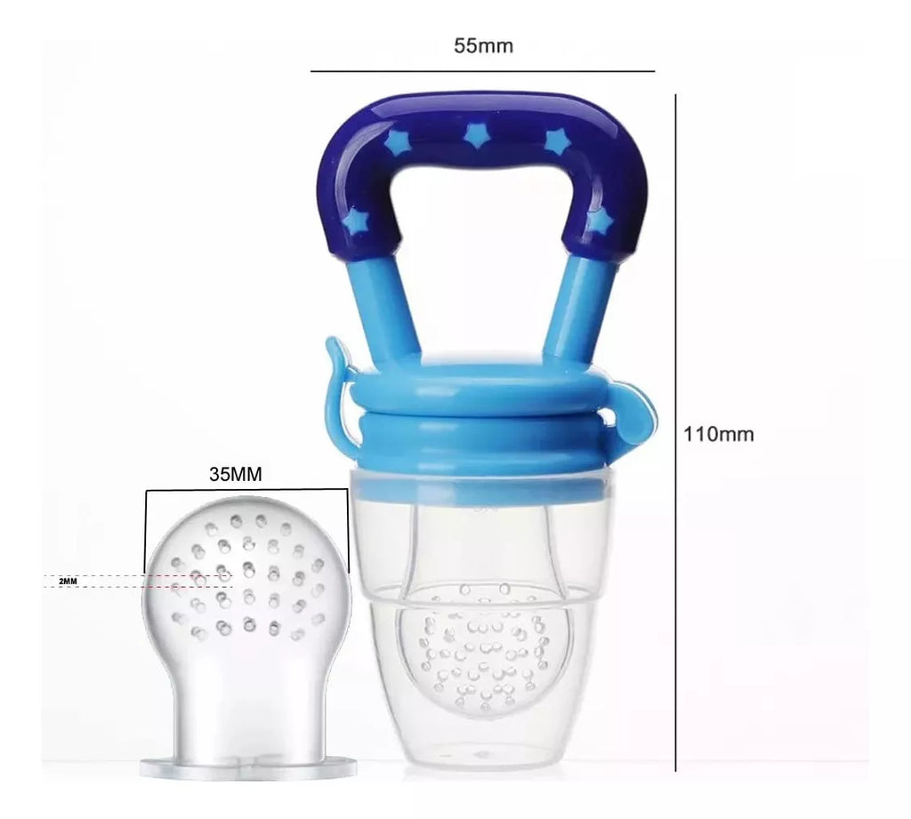 Chupete Fruta Bebé Mordedor Rasca Encías | Silicona sin BPA
